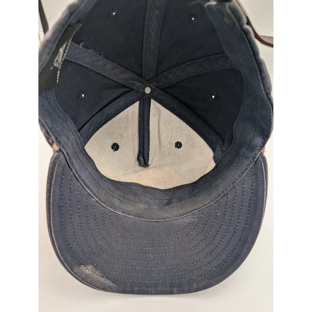 Jon Blanco x Sandlot City Rope Hat Navy Blue Leather Strap Made in USA